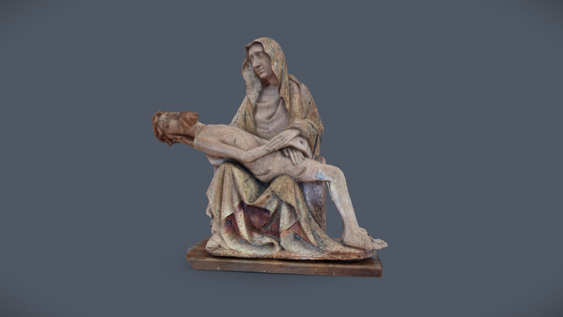 Vesperbild di Anguillara Veneta — Sketchfab embed 3D viewer