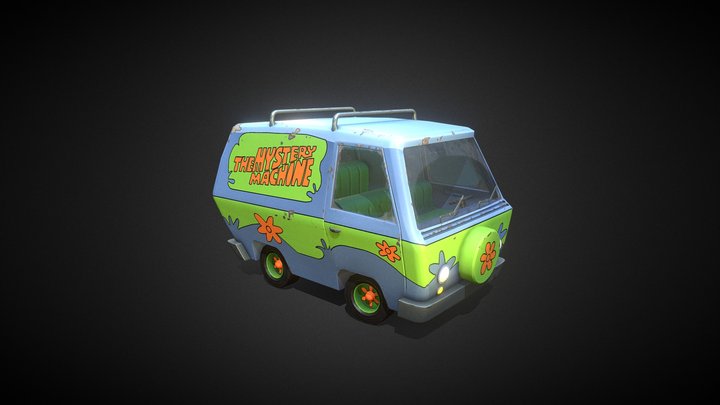The Mystery Machine 3D Model