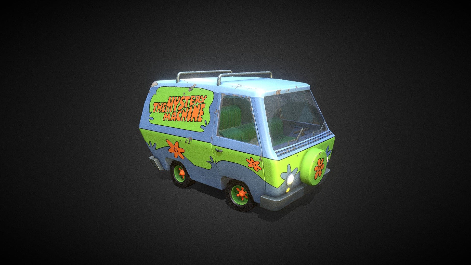 The Mystery Machine 3D model 3D printable