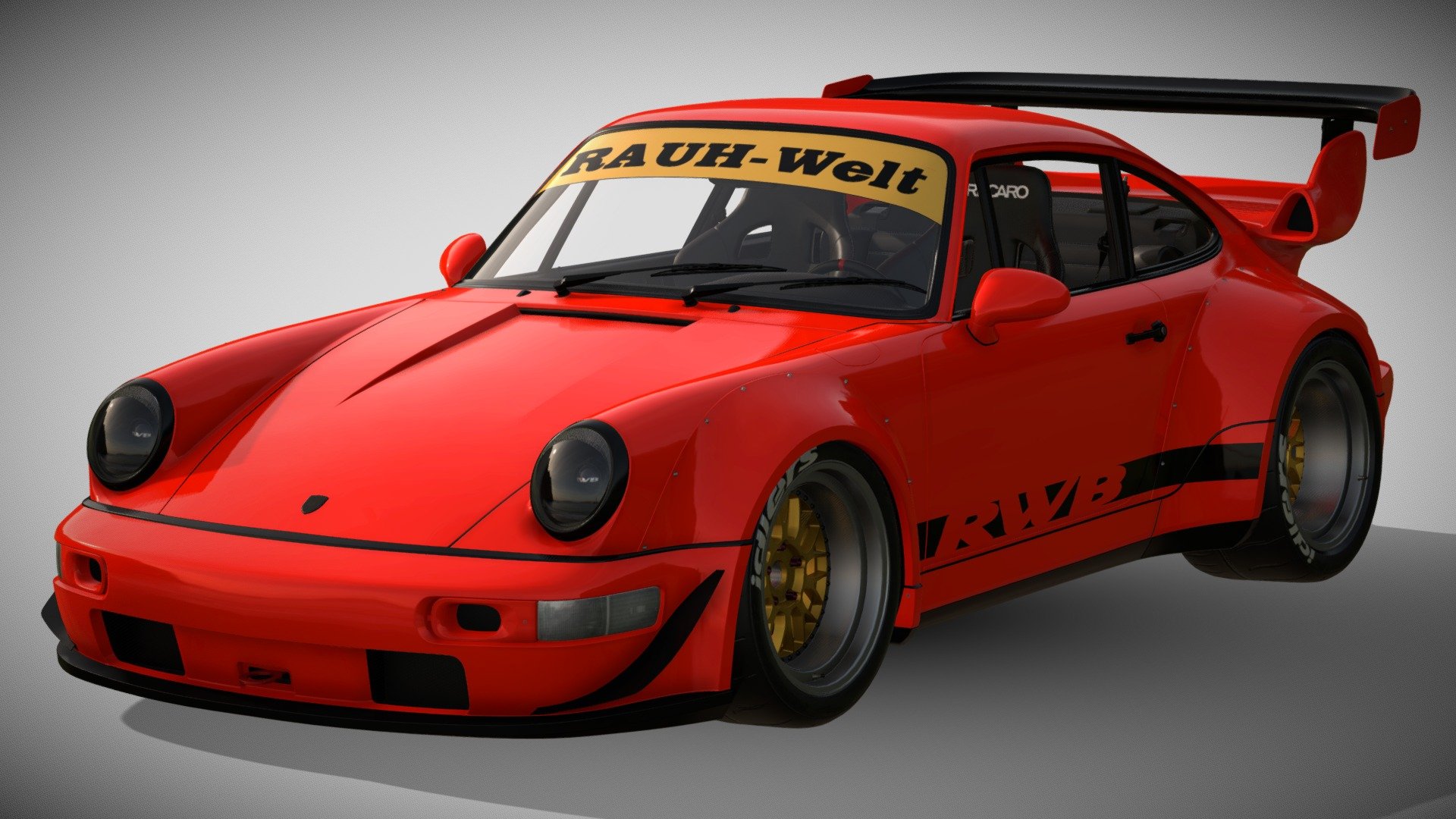 1991 RWB Porsche 911 964 - Download Free 3D model by Ddiaz Design ...