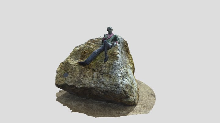 The Oscar Wilde Monument 3D Model