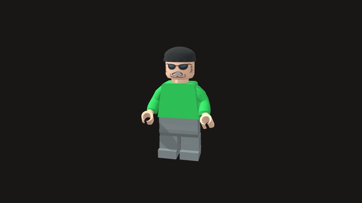 Lego Green Henchman 3D Model