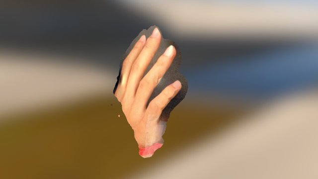 Bing hand with pop 2 3D Model