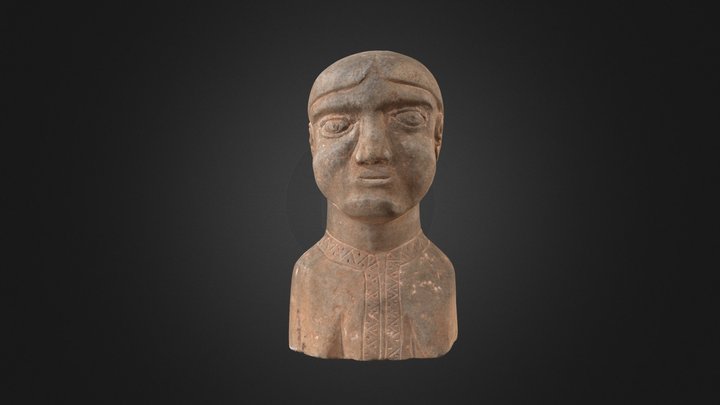 Etruscan Bust 3D Model