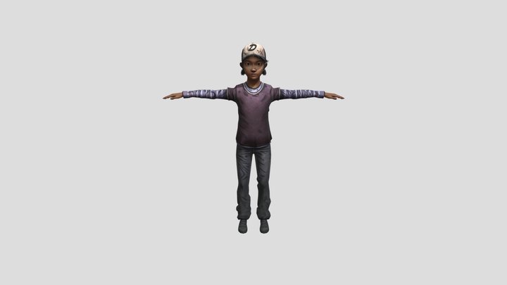 The Walking Dead Season 2 - Clementine 3D Model