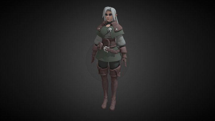 AZRI Cycles - Idle, Walk, Run 3D Model