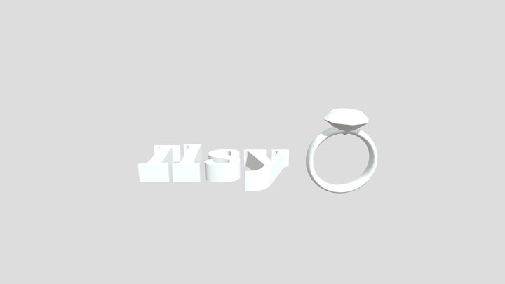 Diamond Ring 3D Model