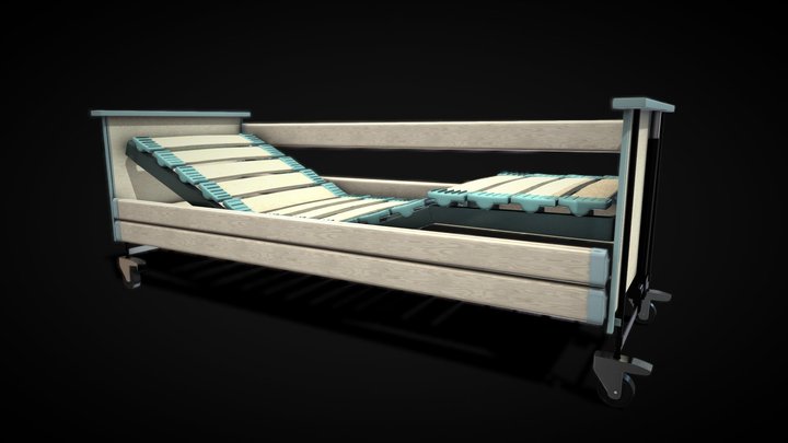 Domiflex Hospital Bed 3D Model