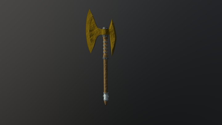 Battle Axe 3D Model