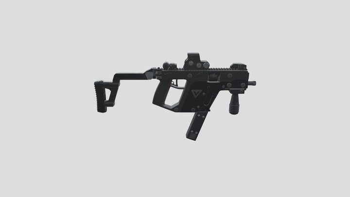 Vector Gun 3D Model