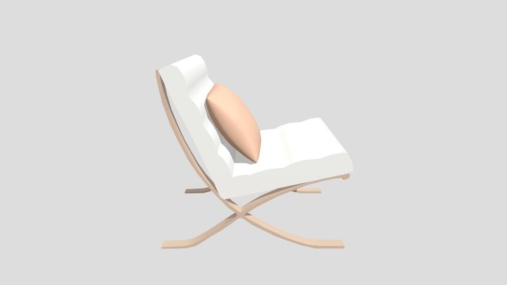 Kursi Santai 3D Model