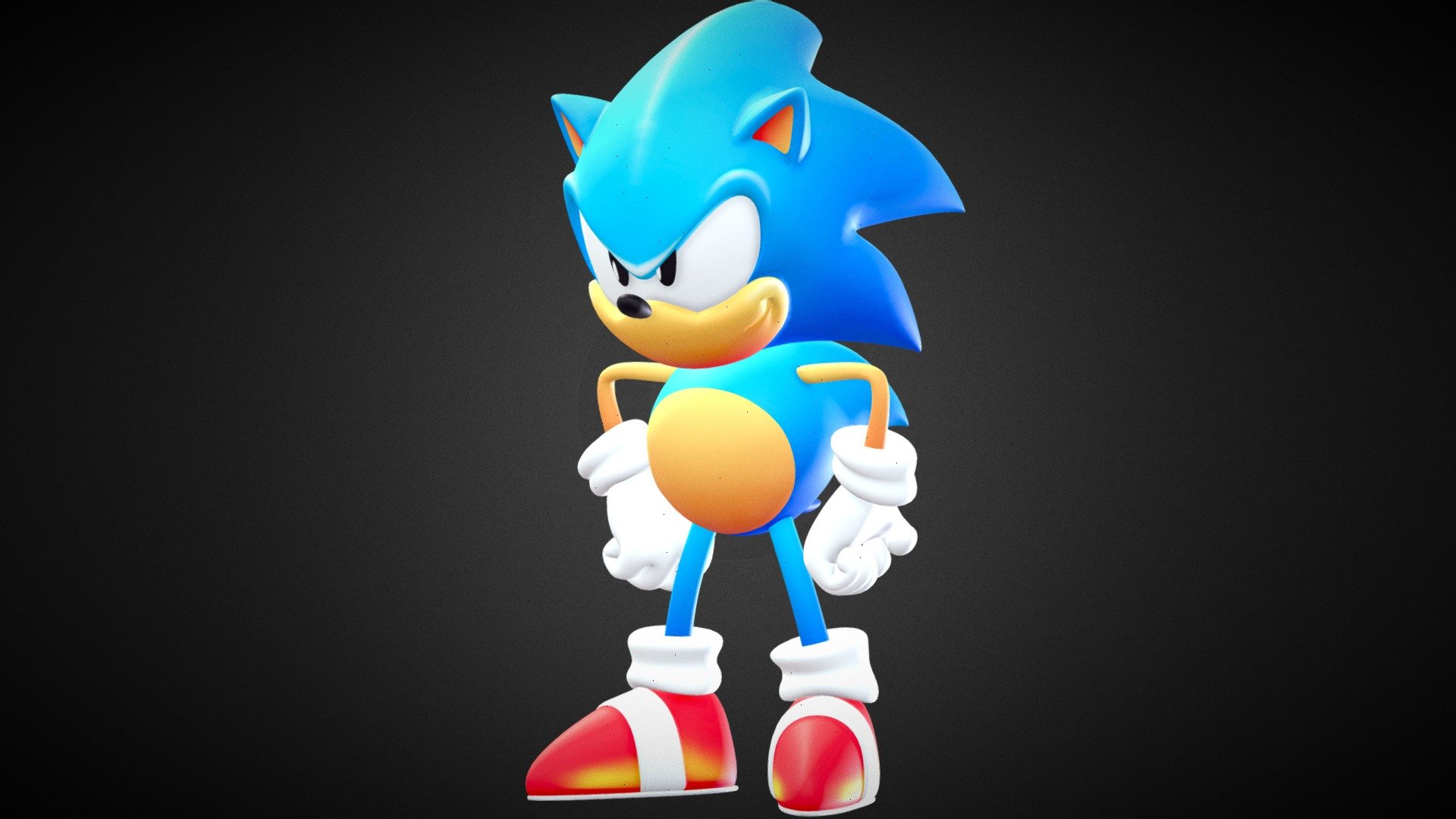 fleetway sonic - Download Free 3D model by BlueChaosRing (@BlueChaosRing)  [09cb36a]