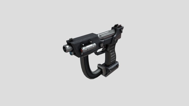 Sci-fi Pistol (WIP) 3D Model