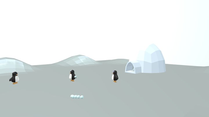 Snow Scenario 3D Model