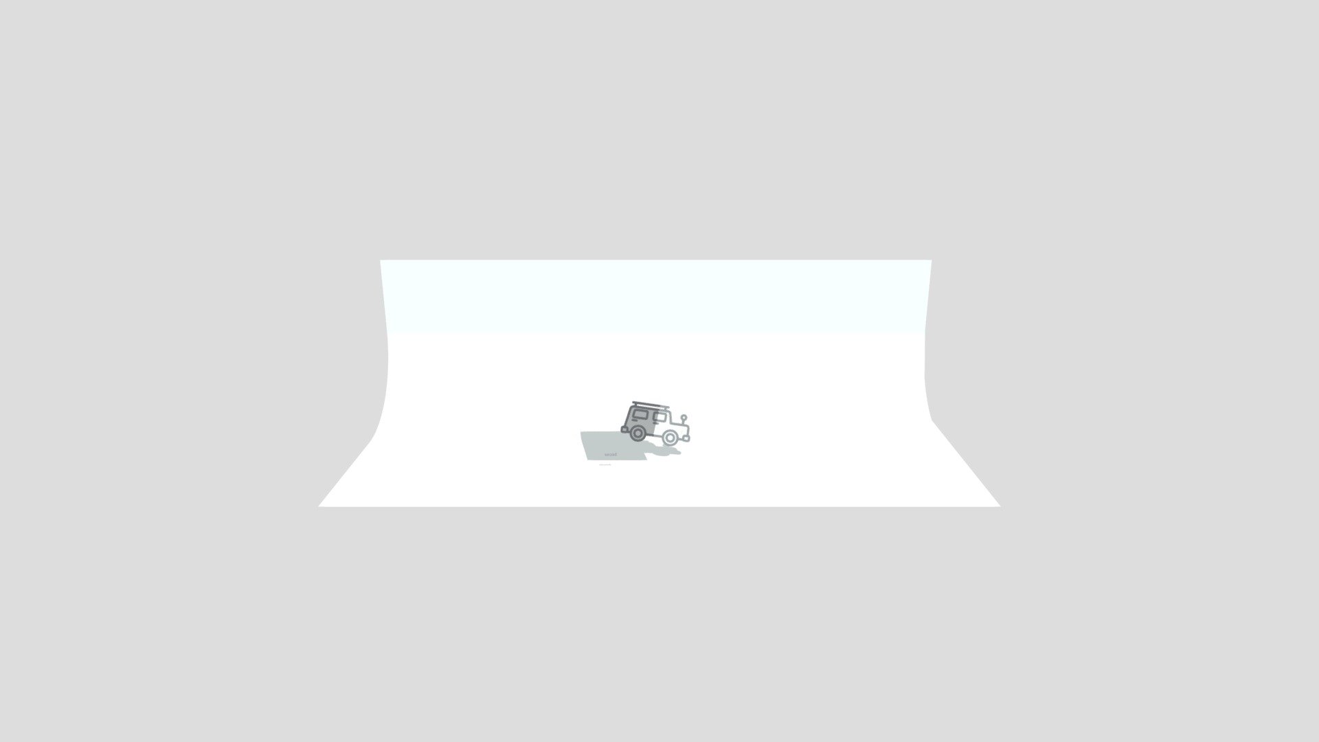 2D-3Dish car model / logo
