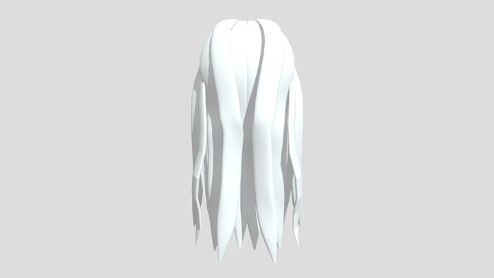 Hair girl- Blonde 3D Model