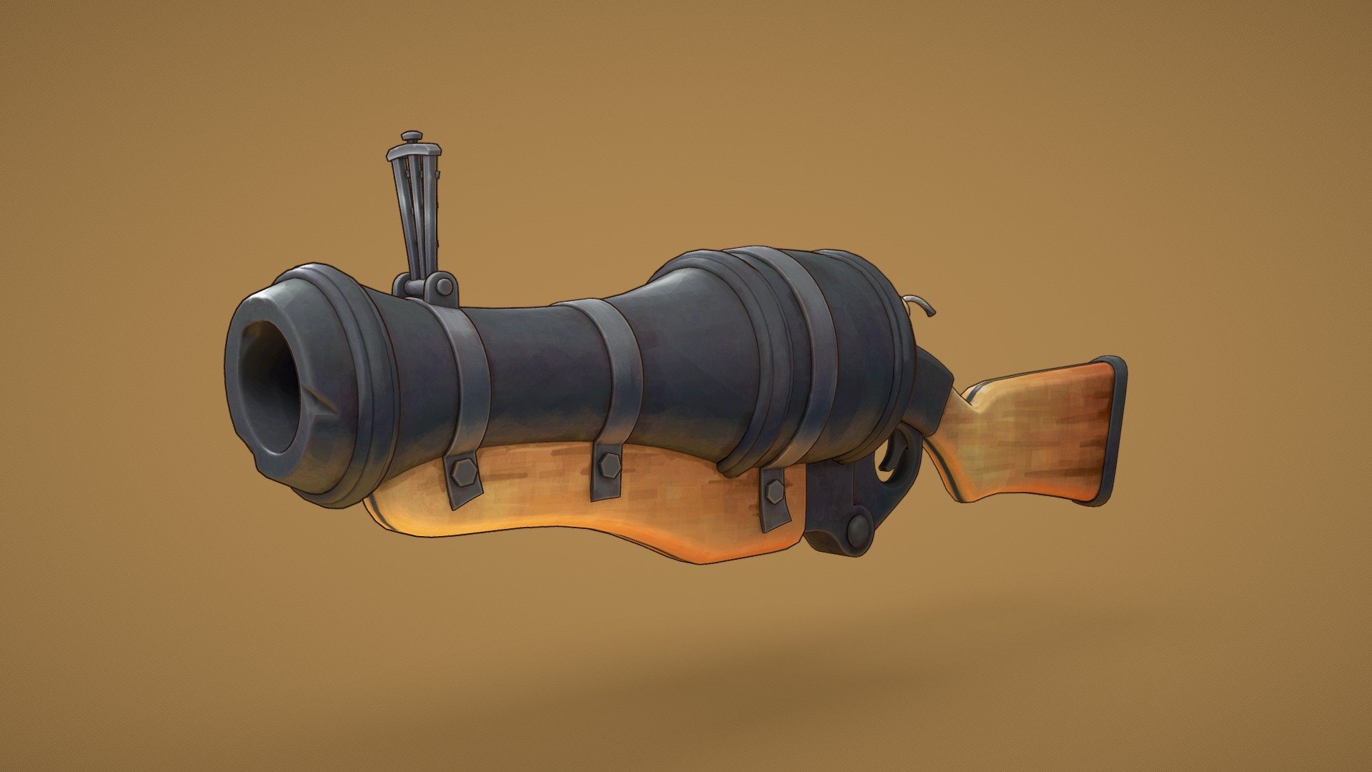 Loose Cannon Handpainted 3D Model By Lillya 9f79e0f Sketchfab