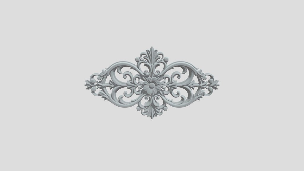 Carved Floral Rococo Ornament