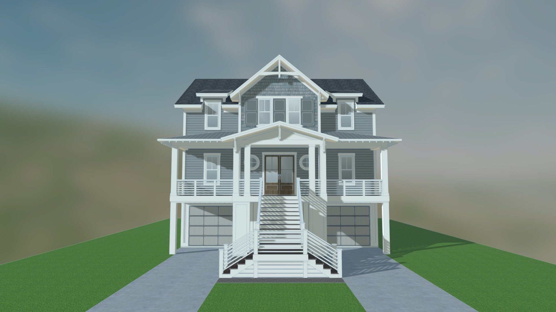 East Bend Cottage - 3D model by SDC House Plans (@Srscomp1223) [9f7b0da ...