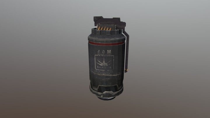 grenade 3D Model