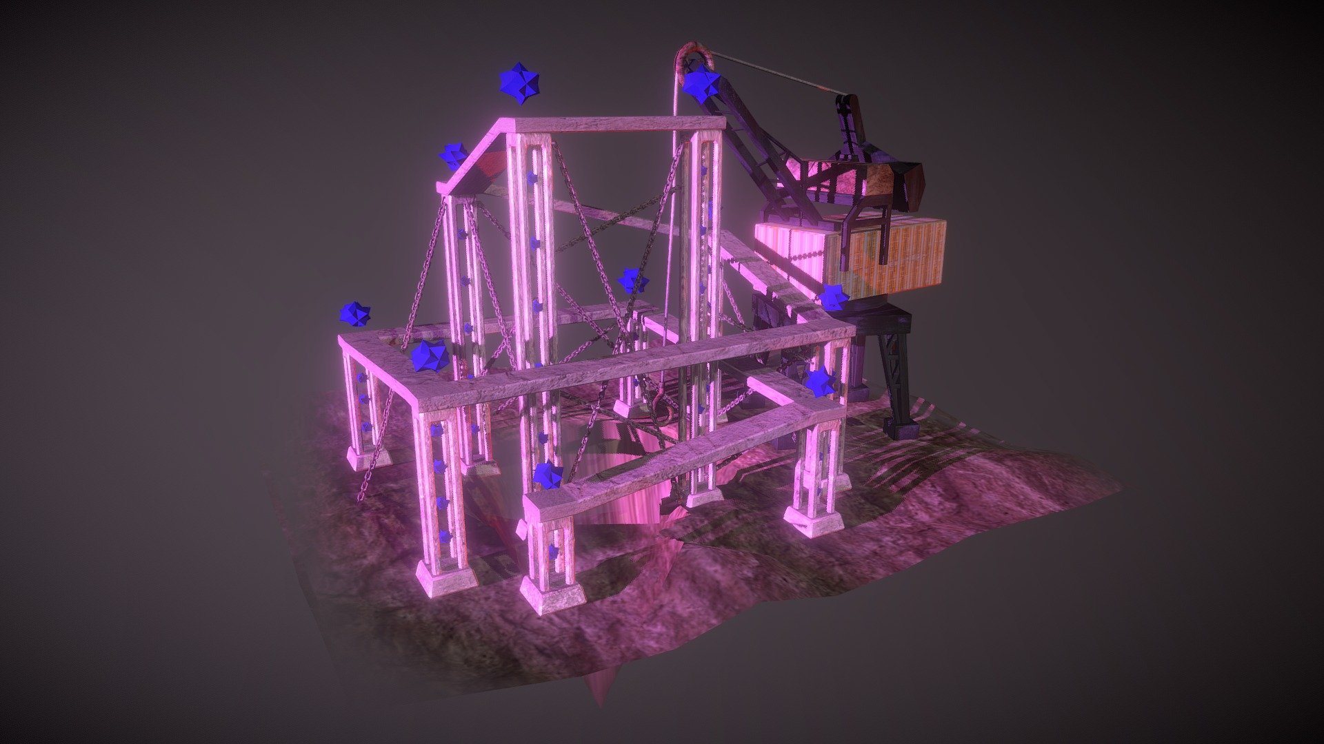 Mining site Fbx - 3D model by Sih-ci [9f7b70a] - Sketchfab