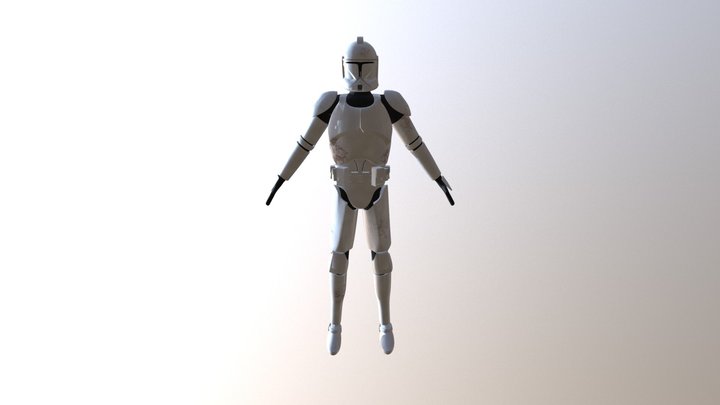 Clone Trooper Phase 1 3D Model