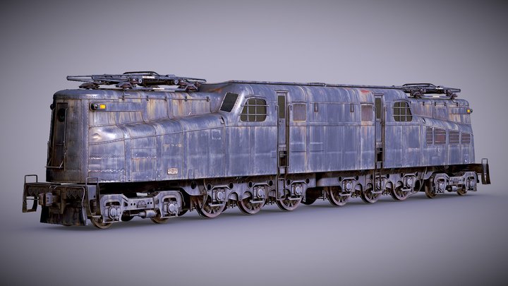 GG-1 Prototype Locomotive 3D Model