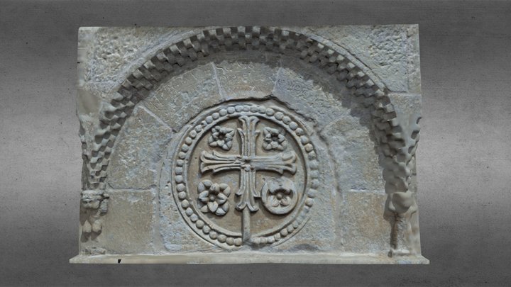 Estela Funeraria San Juan de la Peña 3D Model