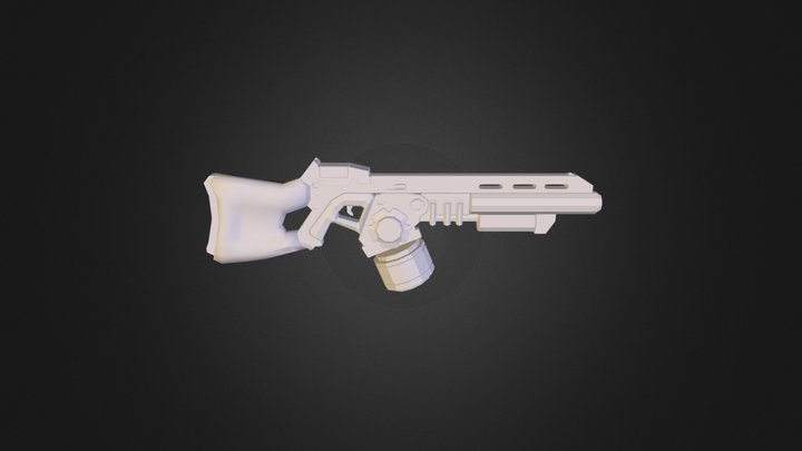 Fucile High Poly 3D Model