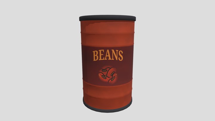 Beans Can 3D Model