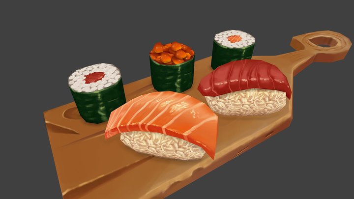 Sushis – Modelo 3D gratuito STL