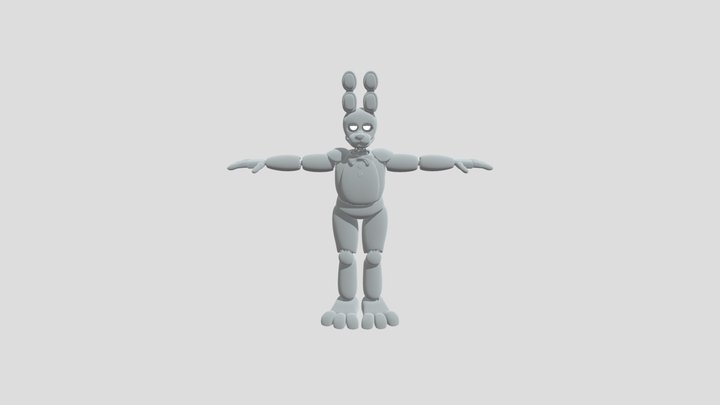 Pinky Pills- Spring Bonnie 3D Model