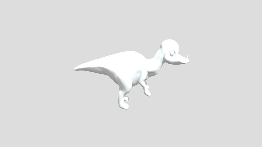 LDA Corythosaurus (NO TEXTURE NO RIG)