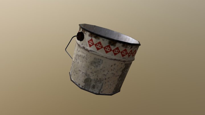 Paint bucket 3D Model