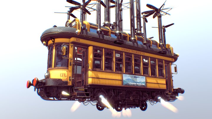 London Tramlink 3D Model