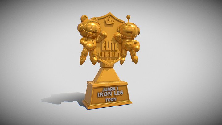 Piala Iron Leg 3D Model
