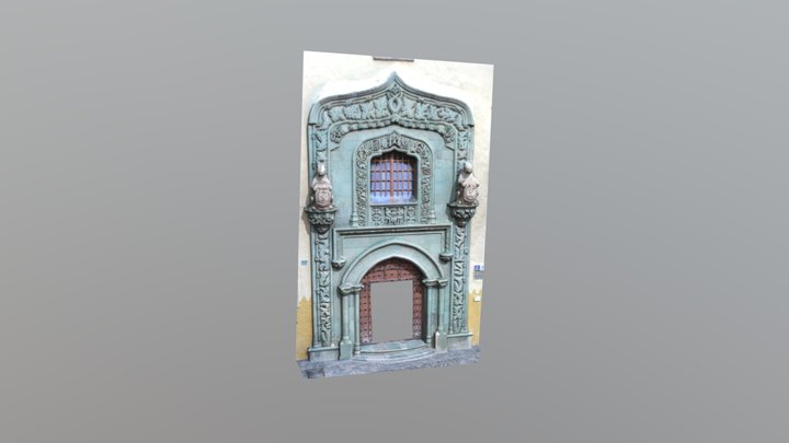 Fachada Casa de Colón 3D Model