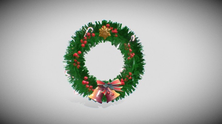 Christmas wreath 3D Model