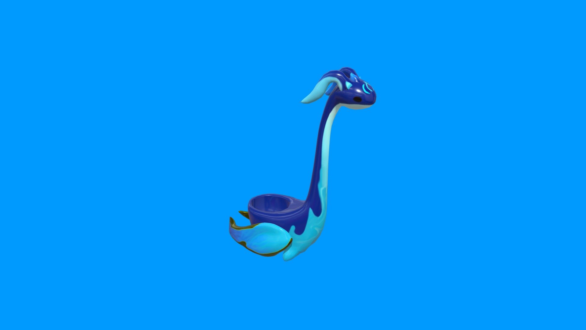 Genshin impact - Neuvillette's dragon ladle - 3D model by Valentine ...