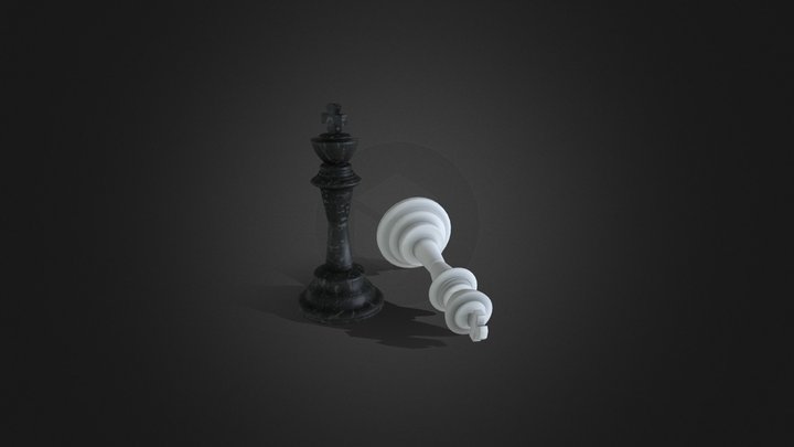 Pair Of King 3D Model