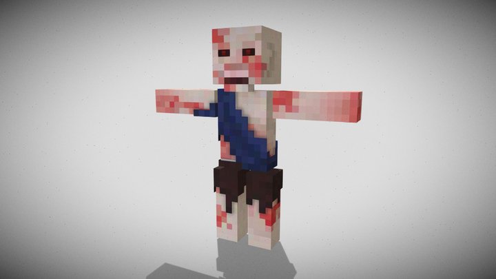 Dying light normal zombie 3D Model