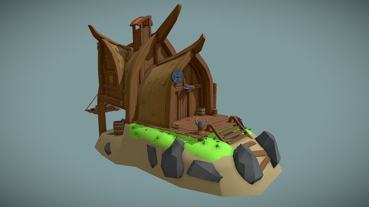 Vikings Blacksmith 3D Model