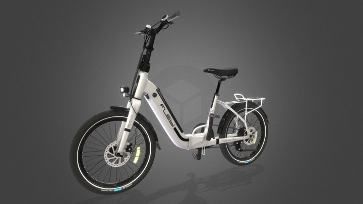 Bicicleta eléctrica Flbi Swan 24" 3D Model