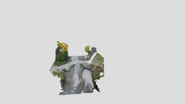 Pont du moulin - Thorame Haute 3D Model