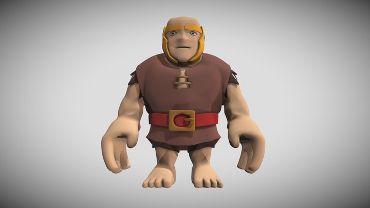 Giant(Clash of clans) 3D Model
