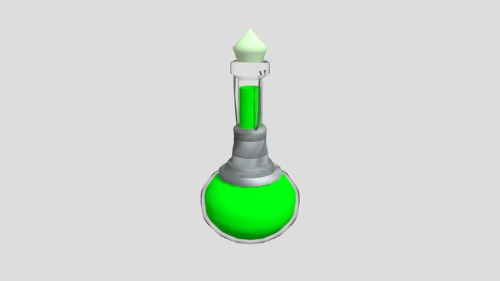 Green Potion 3D Model