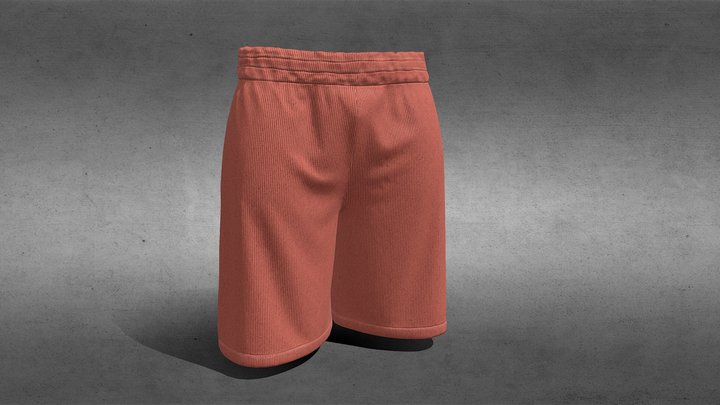 man shorts 3D Model