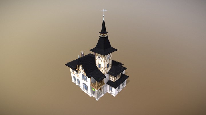 Beer Garden - Inn 3D Model