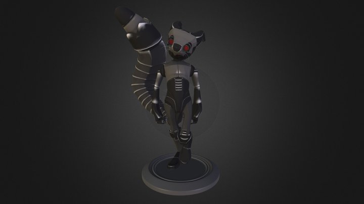Catbot WIP 3D Model