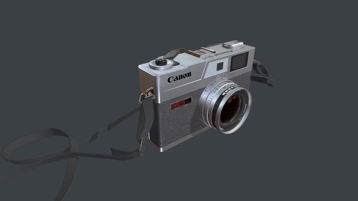 Canon Canonet QL-17 3D Model